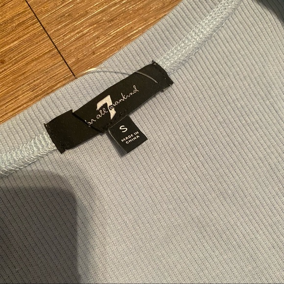 NWT 7 For All Mankind Long Sleeve Bodysuit - Picture 2 of 5